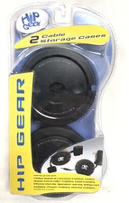 Hip Gear 2 Cable Storage Cases New Sealed Up to to 10 Feet of Cables Cords Wire