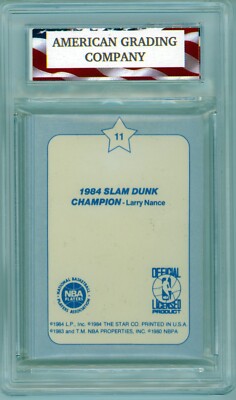 1984 Star Basketball Slam Dunk Sealed Bag AGC 9 Mint Erving