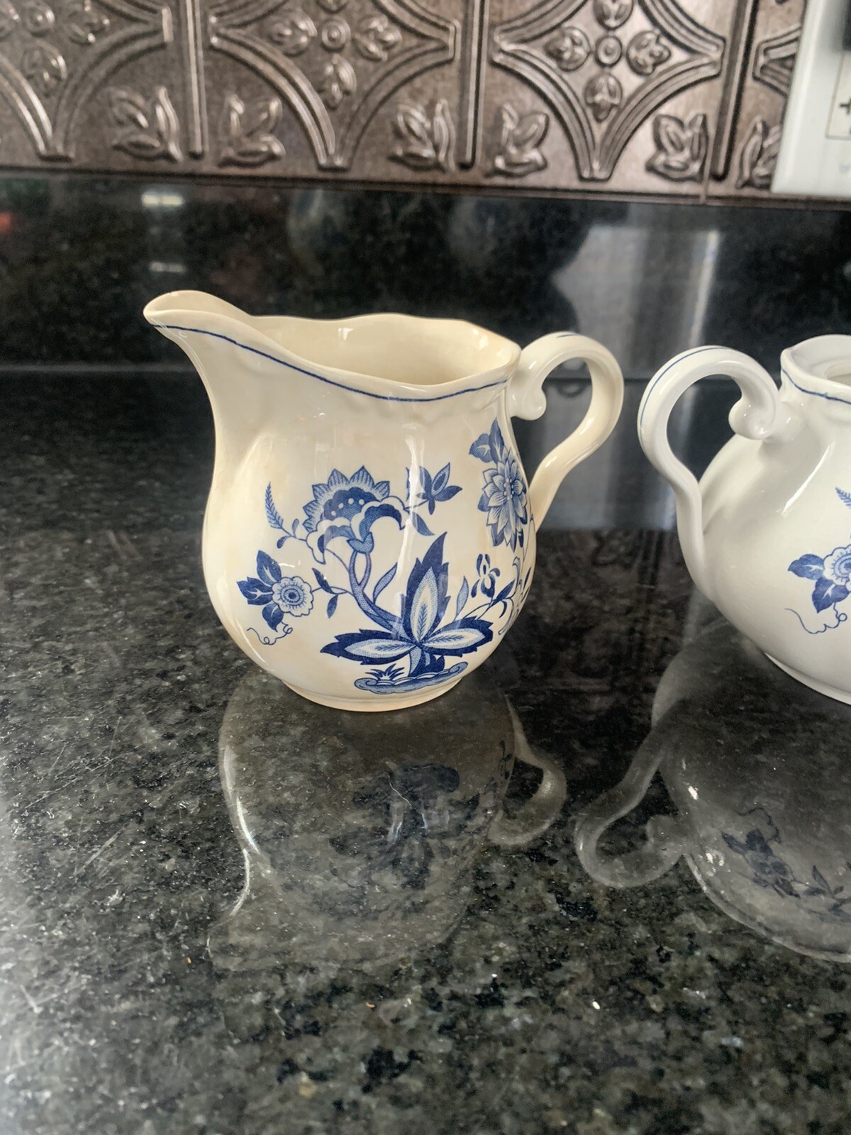 Nikko Ironstone Harmony House "Blue Sugar Creamer set SEE DESC