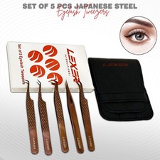 Eyelash Tweezer Lash Extension Antirust Steel for Aesthetic Volume False Lashes