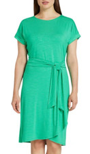 NEW Chaps Women's Midweight Crewneck Stretch Knit Dress Size Medium