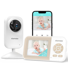 Video Baby Monitor Camera with 2.8" LCD Screen Video Audio No Glow Night Visio