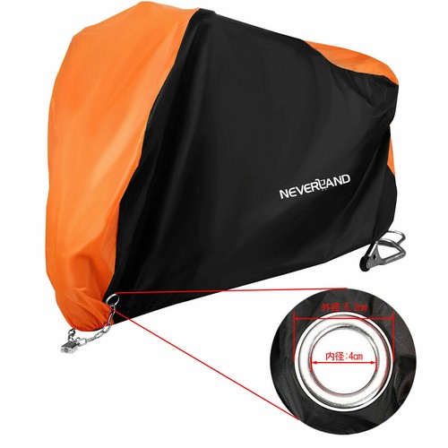 Motorcycle Motorbike Cover Waterproof Outdoor Rain Dust UV Protect Heavy Duty 1x - Imagen 7 de 13