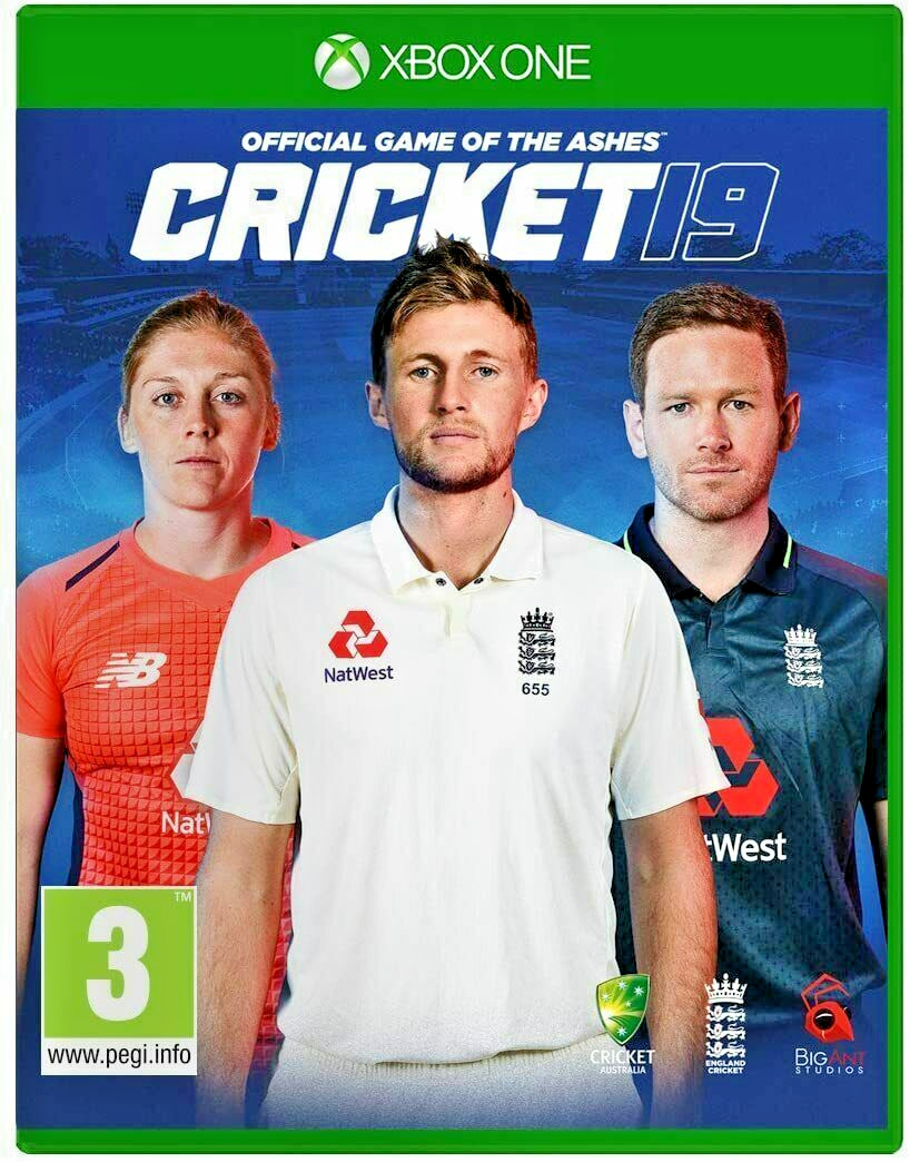 Xbox One Cricket 19 EXCELLENT Condition (PLAYS ON SERIES X) Multiplayer Cricket