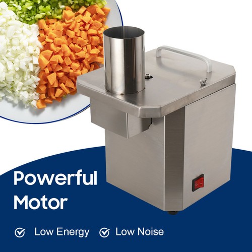 Electric Commercial Vegetable Dicer Electric Fruit Dicing Machine+1x Grid Blade