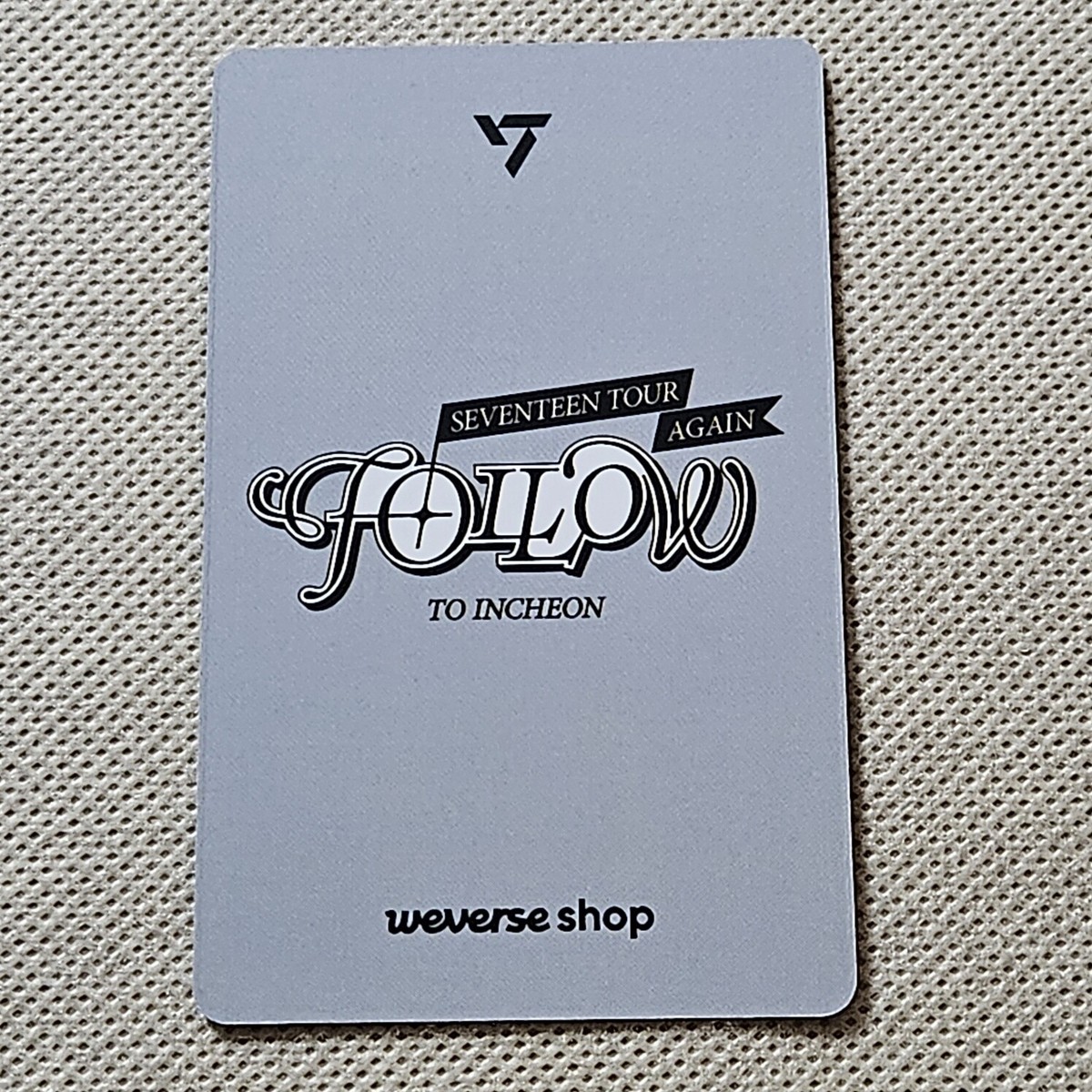 SEVENTEEN TOUR AGAIN FOLLOW INCHEON 11TH HEAVEN ALBUM WEVERSE