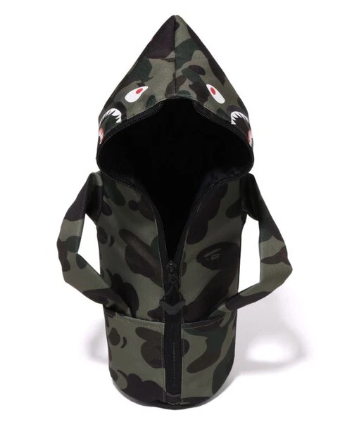 A BATHING APE (BAPE) A BATHING APE BAPE CAMO SHARK FELPA CON CAPPUCCIO MULTI CUSTODIA M