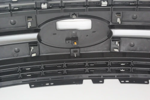 For 2018-2020 F-250 F-350 F-450 Super Duty Bumper Grille Glossy Black Grill - Picture 3 of 6