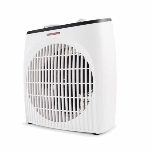 2000W Fan Heater/ 2 Heat Settings - Safety tip-over switch White | eBay