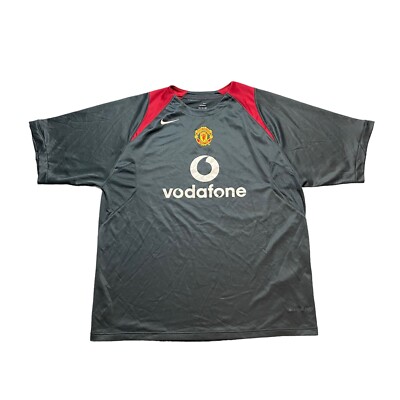 MANCHESTER UNITED TRAINING FOOTBALL SHIRT SOCCER JERSEY NIKE ADULT