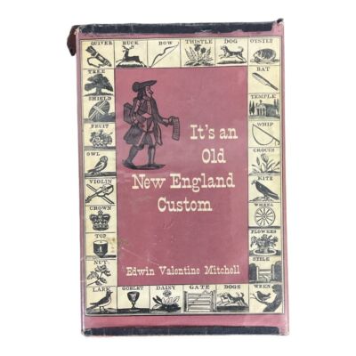 Vintage It's an Old New England Custom Book