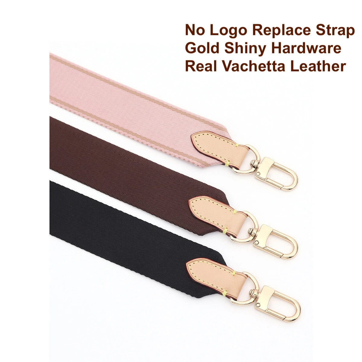  Adjustable Bag Strap for LV Designer Trendy Handbags (Brown) :  Everything Else