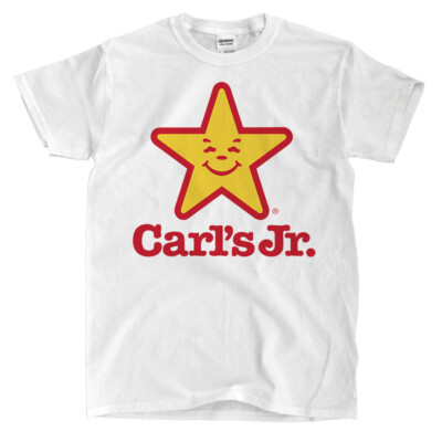 Carl's Jr. Logo - White T-Shirt | eBay