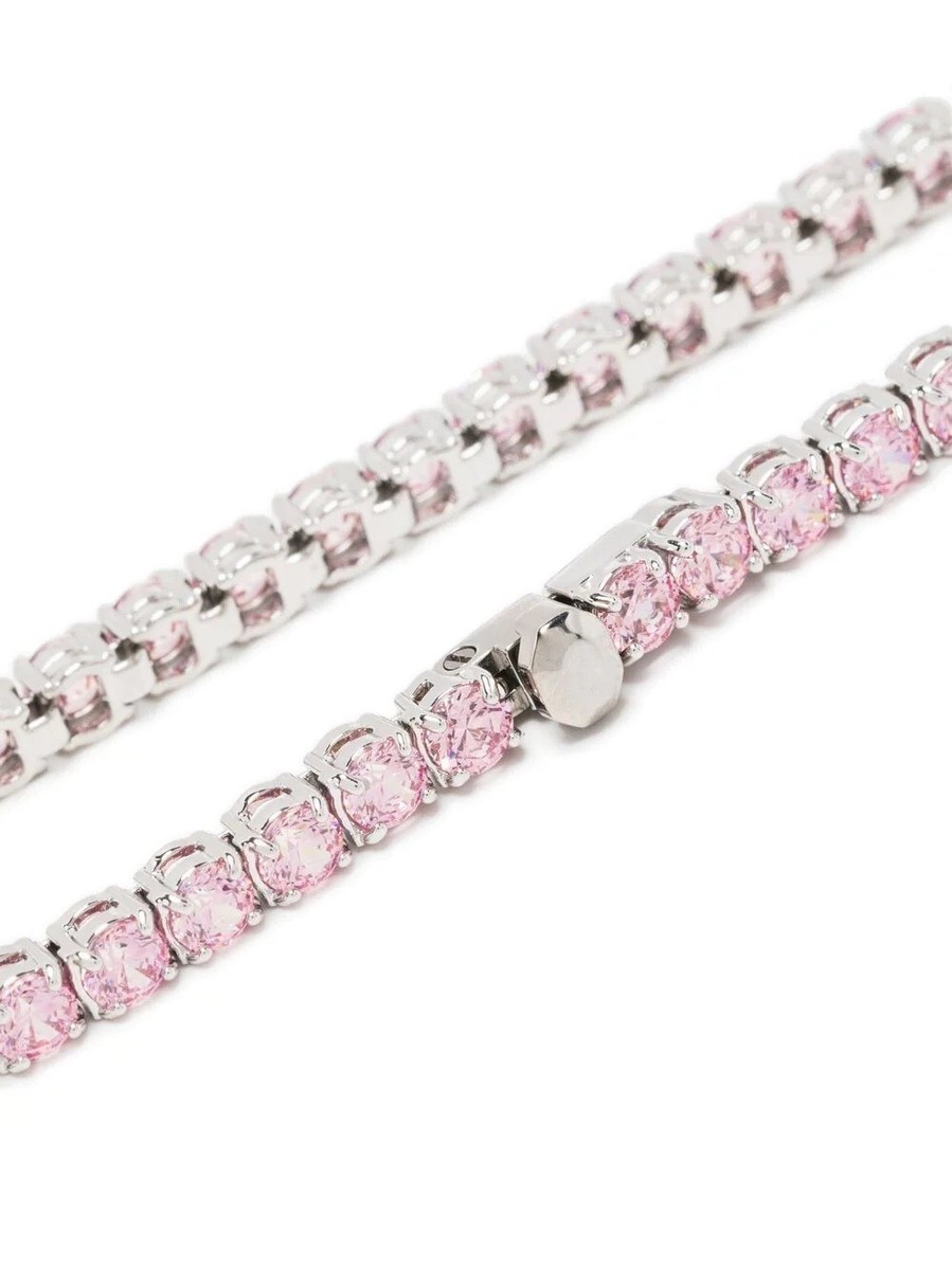 【美品】SWAROVSKI Rosette pink Braceletクリスタル 美品】SWAROVSKI Rosette pink Braceletクリスタル 美品】SWAROVSKI