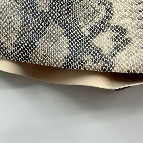 Zara Cream & Gray Snakeskin Print Belted Faux Wrap Skort Size S - Picture 4 of 10