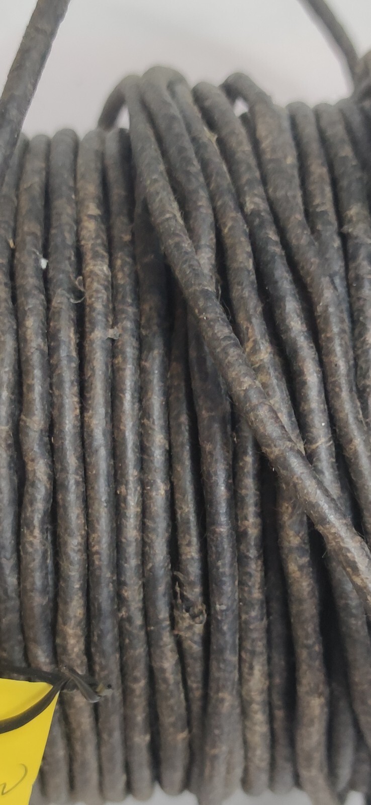 NOS #11ga Western Electronics Stranded Copper Waxed Cloth wire 6M (W316 ...