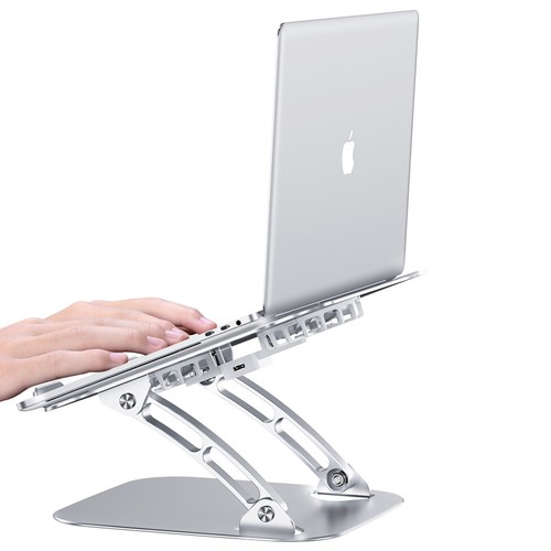 Aluminium Alloy Multi-Angle Laptop Desk Stand Mount Holder with 2 Cooling Fans - 第 7/14 張圖片