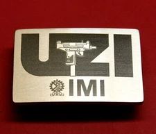 UZI IMI Stainless Steel Belt Buckle