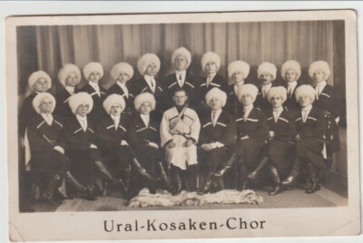Vintage Postcard Ural Cossack Choir