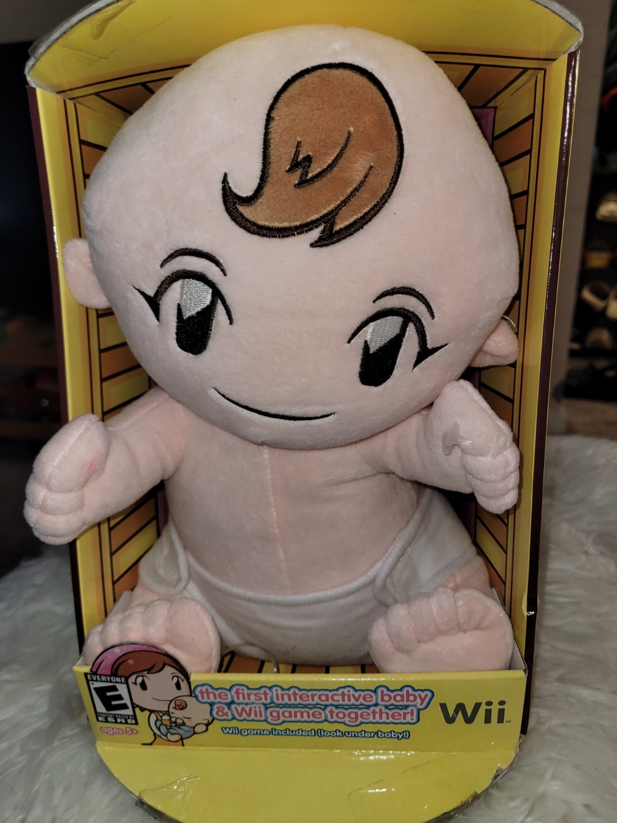Nintendo Babysitting Mama Wii Plush  Interactive Baby only "NO GAME"