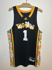 Grambling State Tigers #1 Adidas Honor Black Excellence Basketball Jersey Mens M