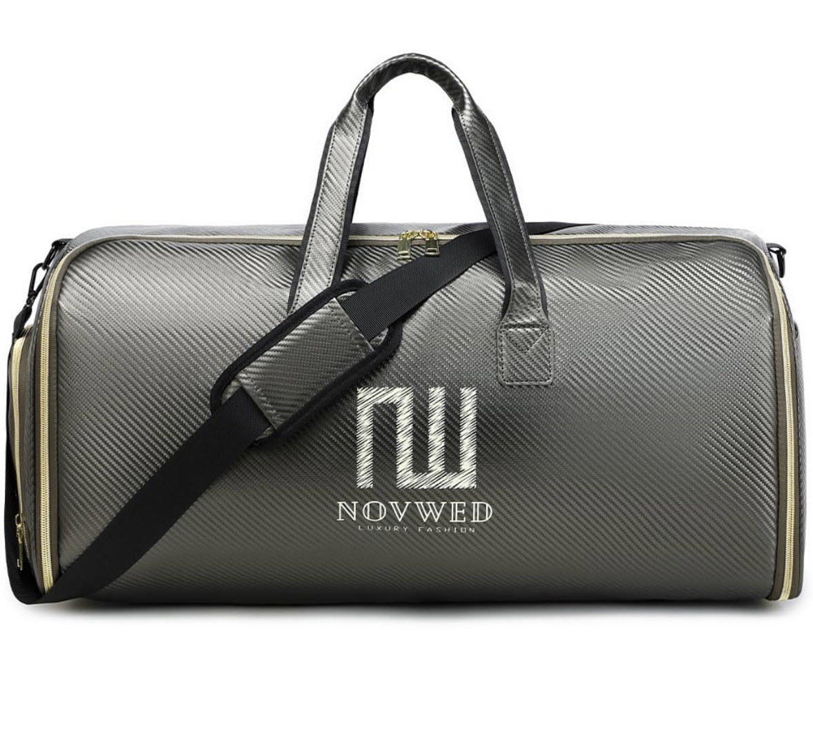 "Bolsa de lona para llevar 55L para viaje, bolsa de traje convertible impermeable 23"""