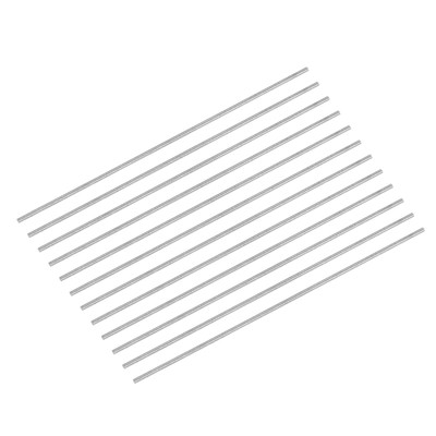 0.9x60mm(Dia -0/-0.01mm) Round Steel Rod 63-65 HRC HSS Lathe Bar Tool 20Pcs