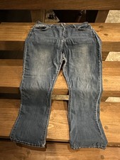 #9…EST. 1946 Denim High Rise Blue Embroidered Women's Jeans…size 16P