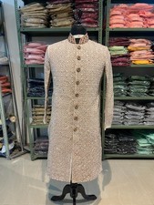 sherwani for men  pakistani/indian wedding outfit for groom or groomsmen