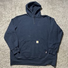 Carhartt FR Hoodie Sweatshirt XL Flame Resistant Blue HRC3 WORKWEAR