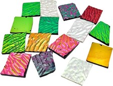 3 Bags /84g COE90 Dichroic Glass Scrap - Assorted Fusible colors