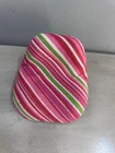 Vintage 1977 Barbie Dream House Furniture Striped Pink Green Chair