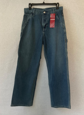 Levi Strauss Men s 539 1990 s 30 x 30 Blue Denim 7 Pocket Carpenter Jeans NEW