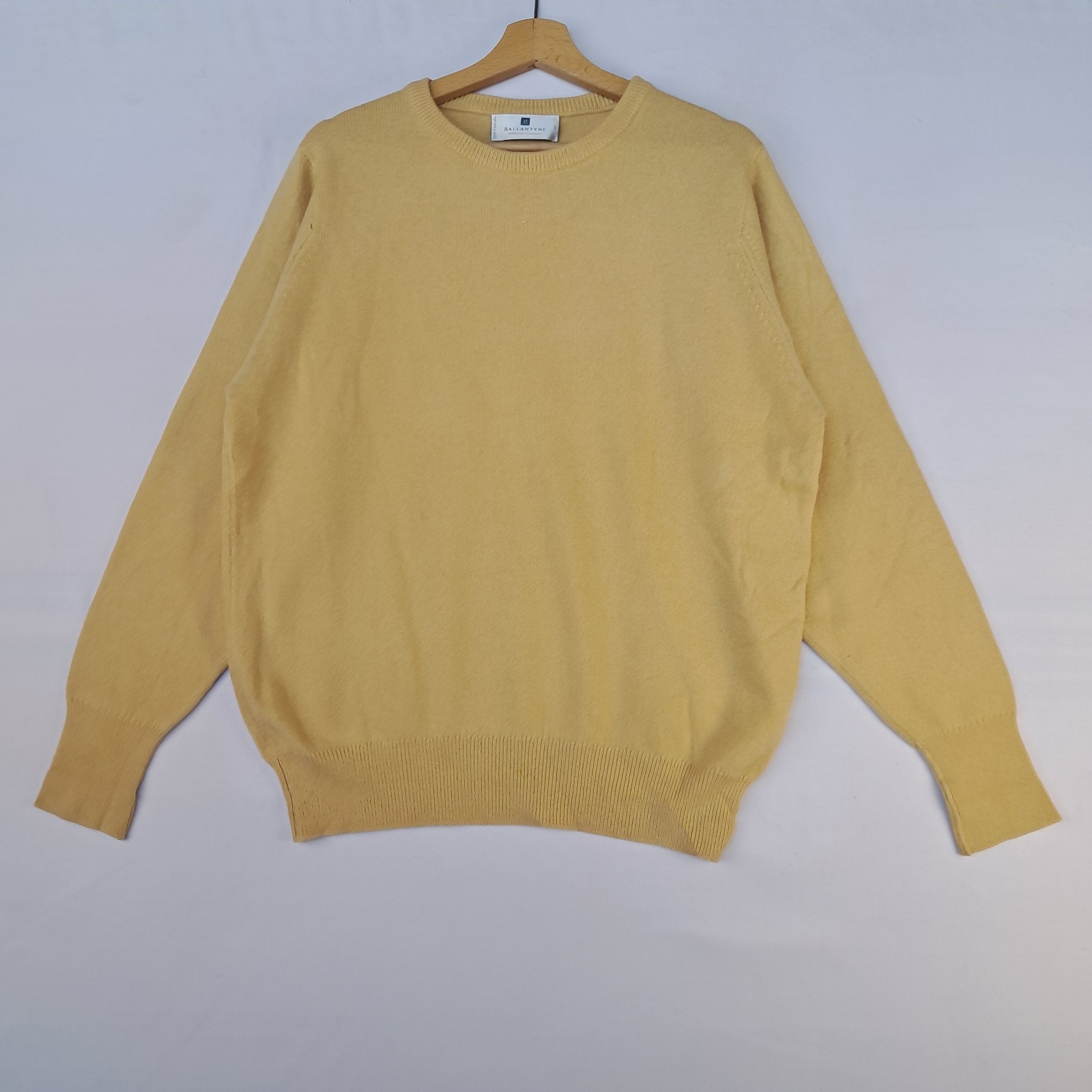 Maglione Ballantyne 100% cashmere colore giallo taglia 48 da uomo