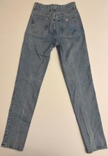 Vintage 90s GUESS Jeans Women  s High Rise Straight Leg 28x31 Light Wash USA Y2K