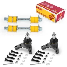 Front Sway Bar & Upper Ball Joint Set for 1998-2000 Toyota Tacoma DLX 4 PCS