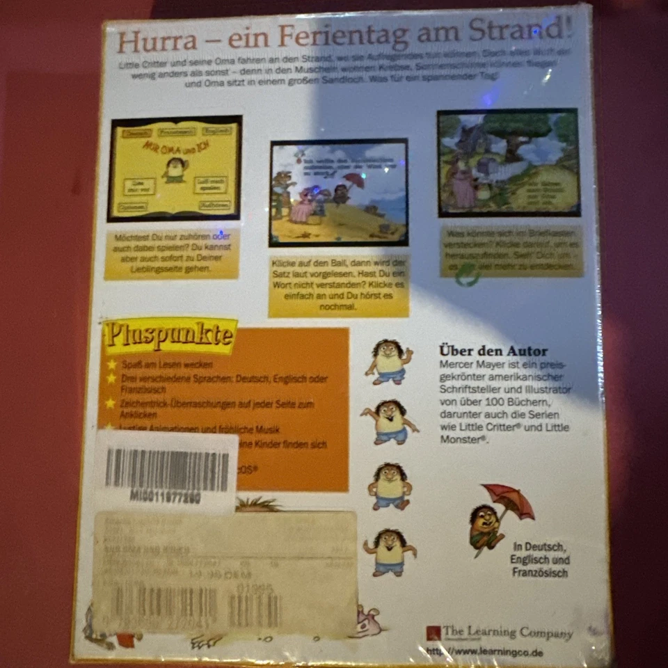 Vintage Mercer Mayer Little Critter JUST GRANDMA & ME Living Books Cd-Rom PC/MAC - Image 2 of 4