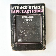 1970 Elton John 11-17-70 Live Album 8 Track Cartridge