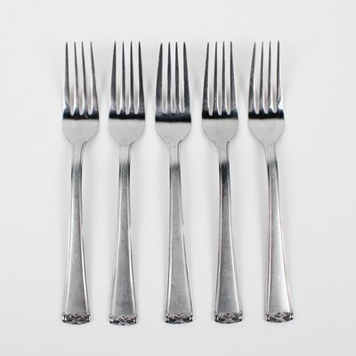 Mengenangebot 5 Hampton Silversmiths HSV141 Edelstahl Salat Gabeln