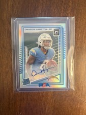 2025 Donruss Optic  #212 OMARION HAMPTON Auto Holo Rated Rookie /199 🔥🔥