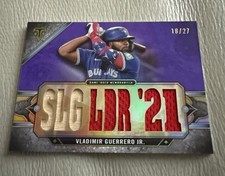 2024 Triple Threads Relics #TTR-VGJ2 Vladimir Guerrero Jr. 18/27 Blue Jays