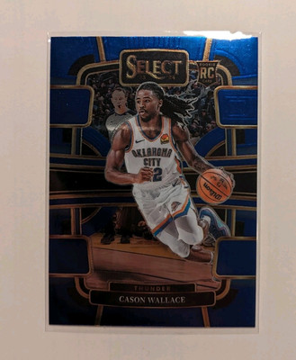 Cason Wallace RC ROOKIE Panini Select Concourse OKC Thunder 2023-24
