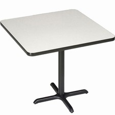 Square Bar Height Restaurant Table Gray 42"W x 42"H