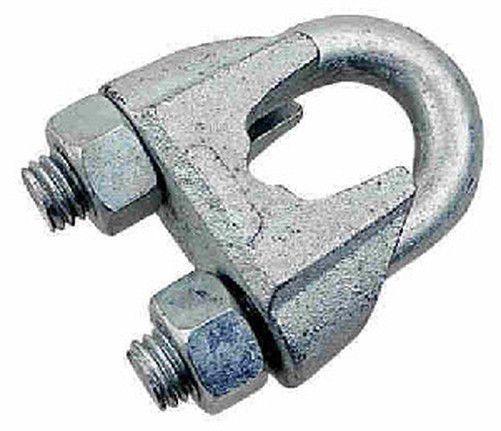 Sea Dog 159110-1 Cable Clips Galvanized 3/8""