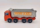 8 wheel tipper lorry (AEC)  Lesney Matchbox  #51  orange Douglas   GD/VG
