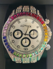 Ed Hardy Womens Quartz Water-Resistant Wristw...