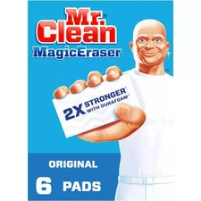 Mr. Clean Magic Eraser 2X Stronger with Durafoam - 6 Pads