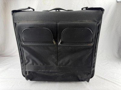 TUMI Large Wheeled Garment Bag Suiter Black Ballistic Nylon Luggage Travel Case