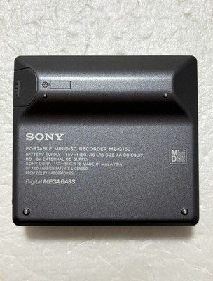 SONY ポータブルMDプレーヤー MZ-G750 Manuals for MZ-G750 | Sony USA
