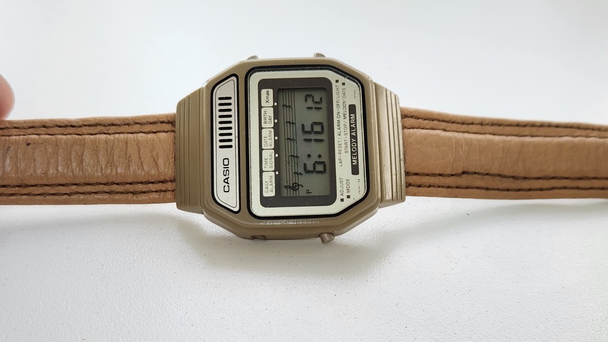 VINTAGE CASIO MELODY ALARM WATCH 82H108 MADE IN JAPAN | eBay